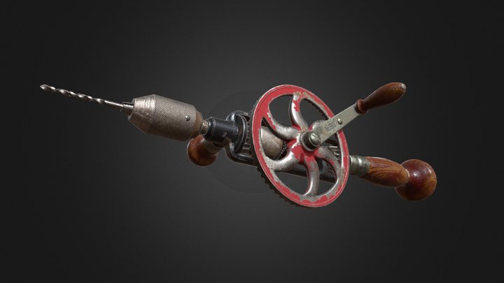 Hand Drill 3D Model