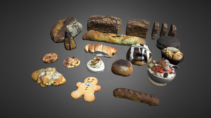 Bakery Pack 3D Model