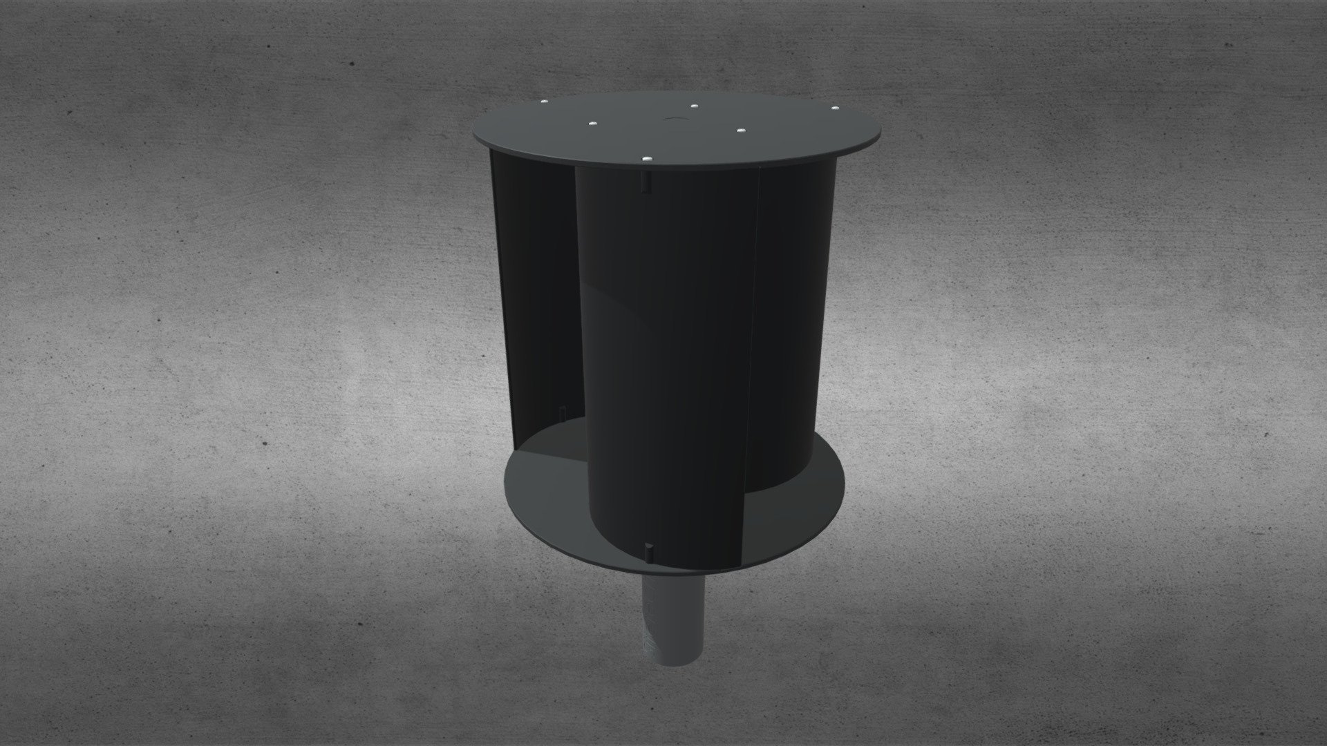 Eolienne Savonius — Sketchfab embed 3D viewer