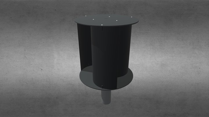 Eolienne Savonius 3D Model