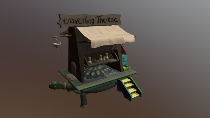 Turtle Merchant Therese 3D Model