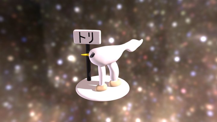 Bird-sign-80 3D Model