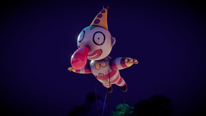 Joker's Balloons - Batman 1989 3D Model