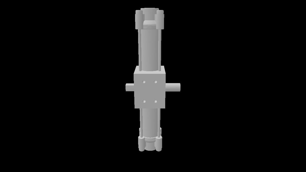 Rotary actuator rack and pinion type, built i... - 3D model by ...