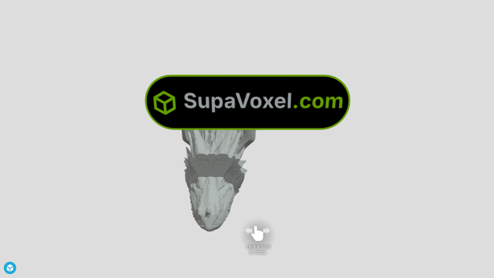 Dragon Head Bust Rodin AI vs Meshy vs SupaVoxel