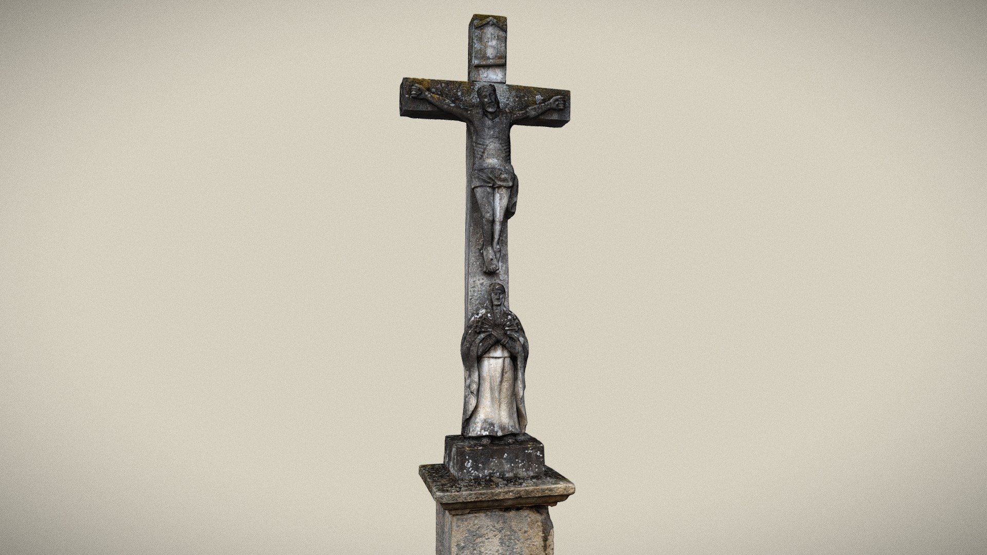 Friedhofskreuz — Sketchfab embed 3D viewer