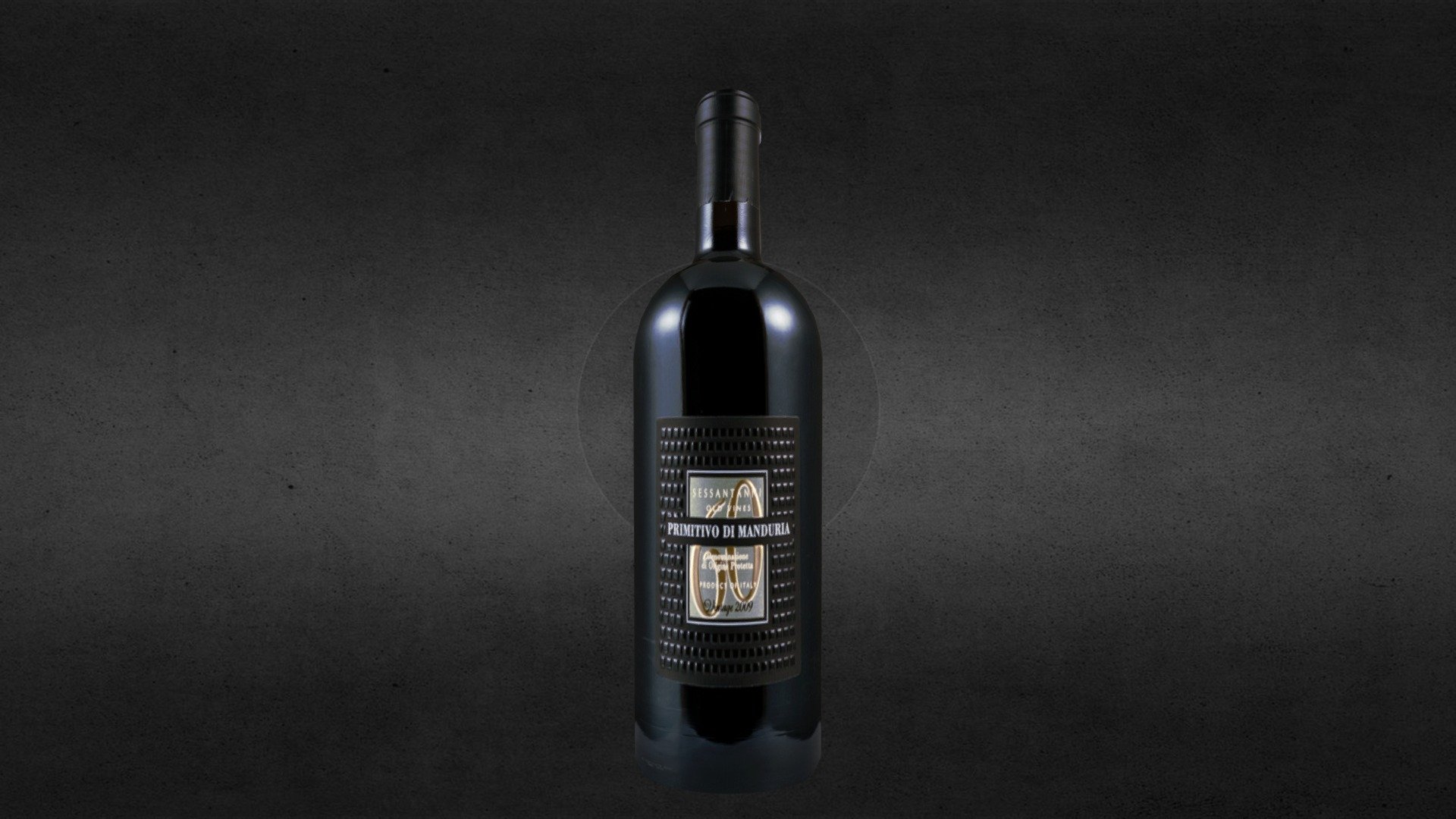 Bottiglia Primitivo di Manduria