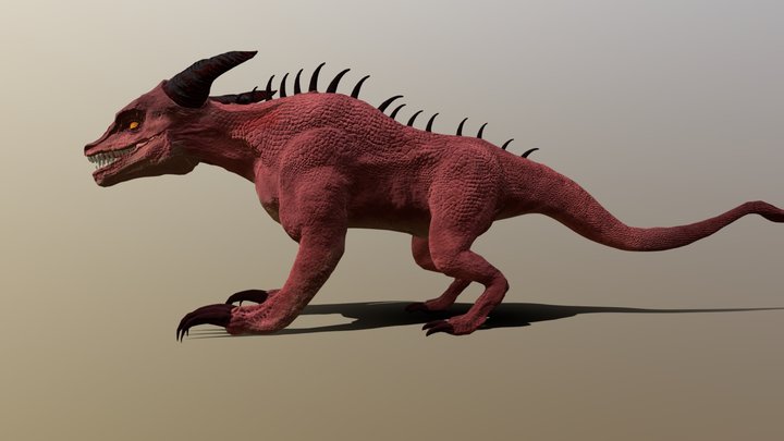 Hell Drake 3D Model