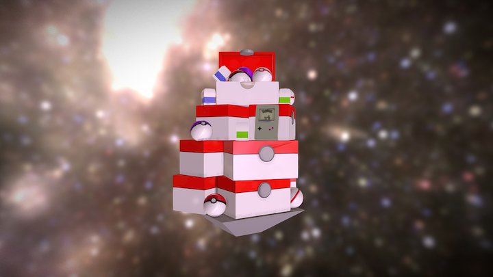 Pokémon Podium 3D Model