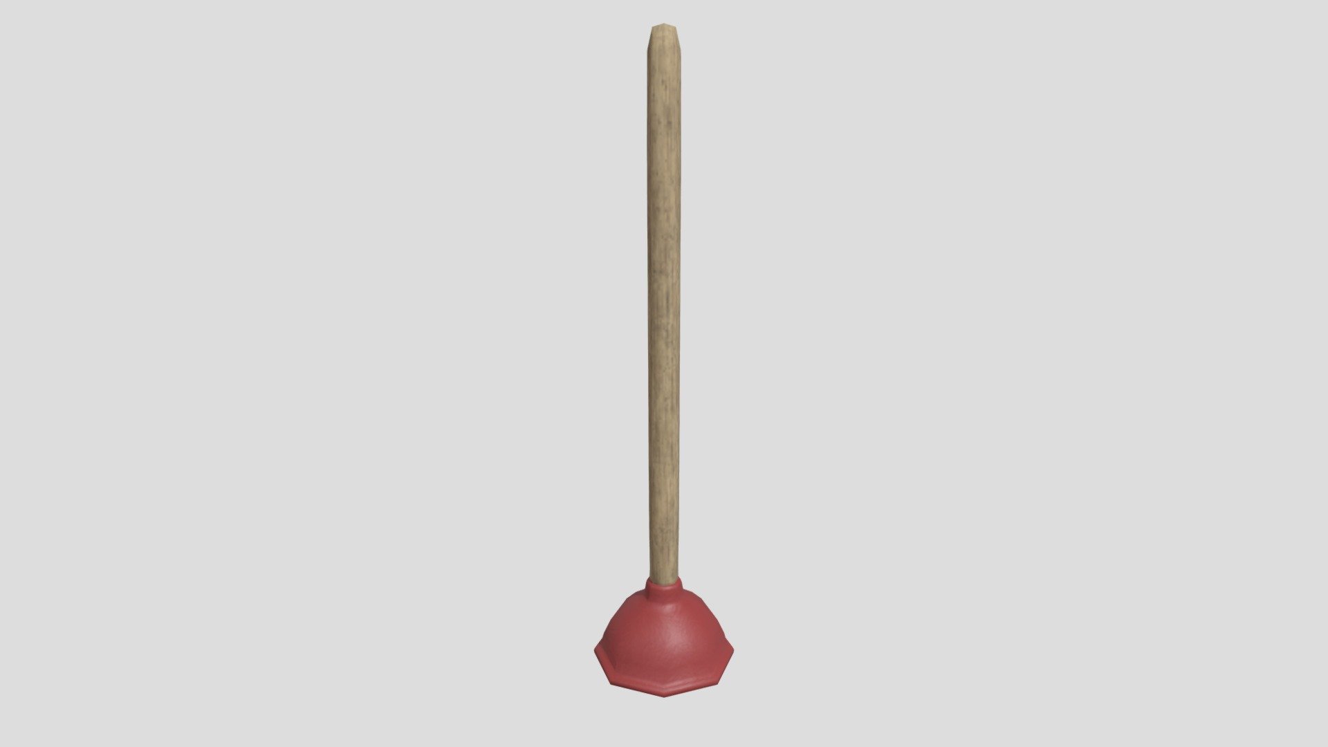 Plunger low poly