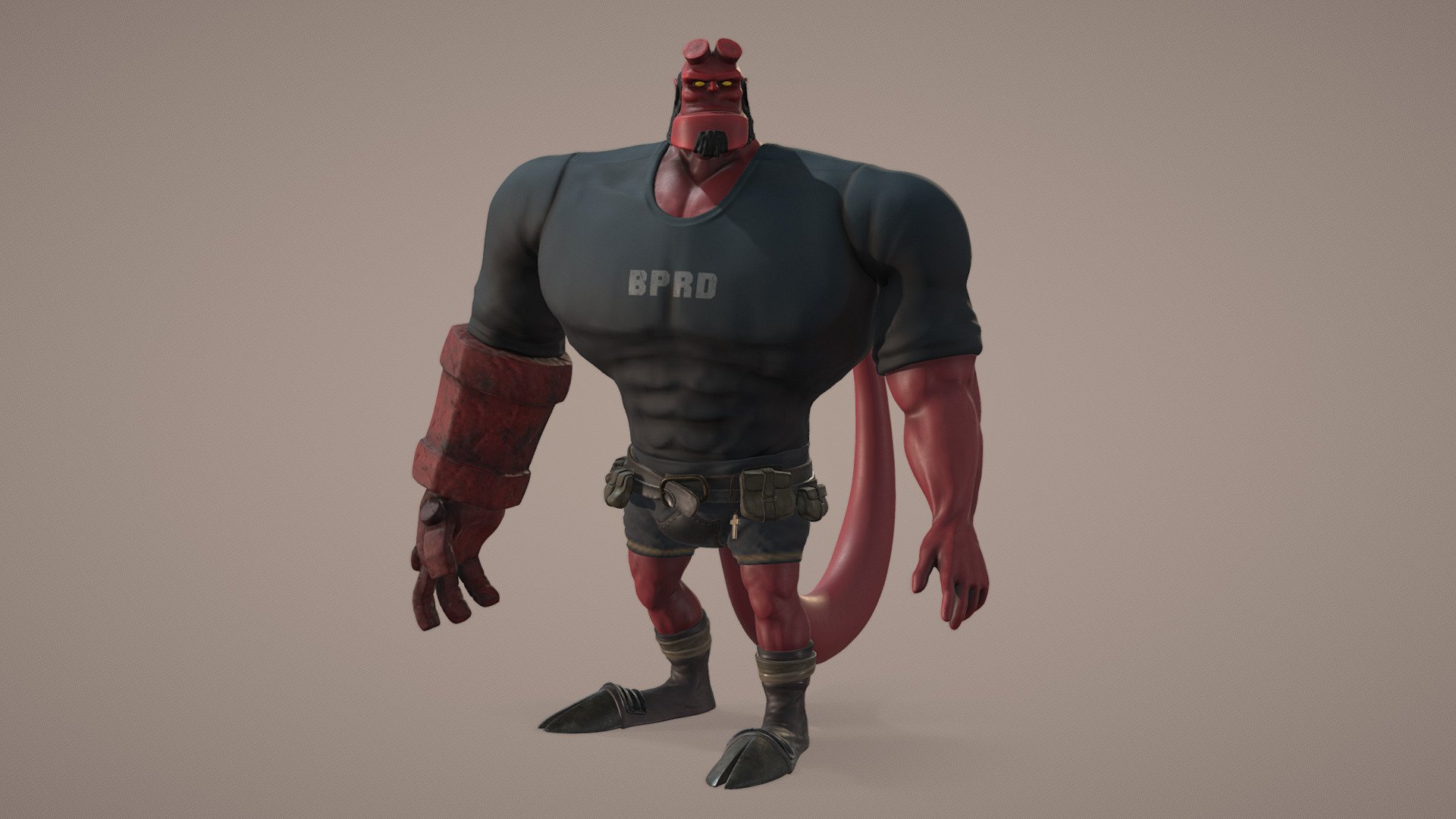 Hellboy - 3D Model By Saerion (@_saerion) [c851606] - Sketchfab