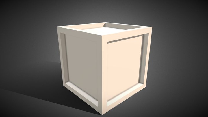 Crate 3D Model