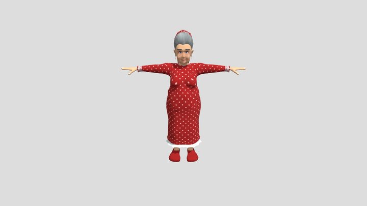 GSH, NSF And GNSSE Neighbor Escape | Red Granny 3D Model