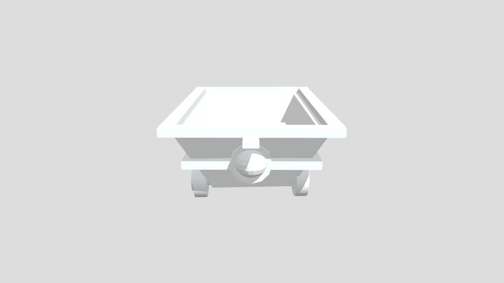 Mine Cart 3D Model
