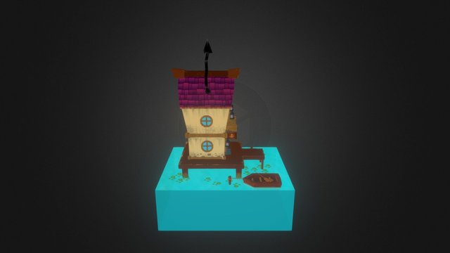 Water House 3D Model