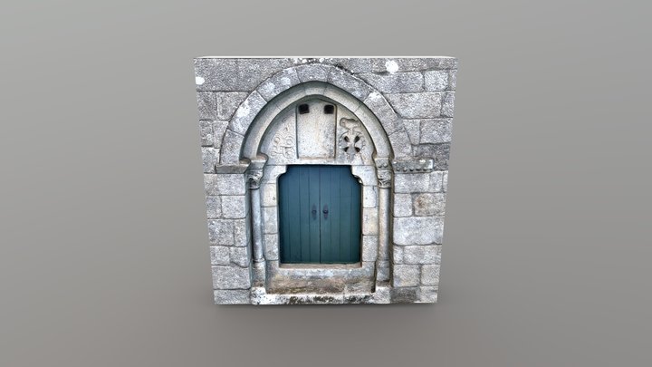 Portal românico de Santo Abdão 3D Model