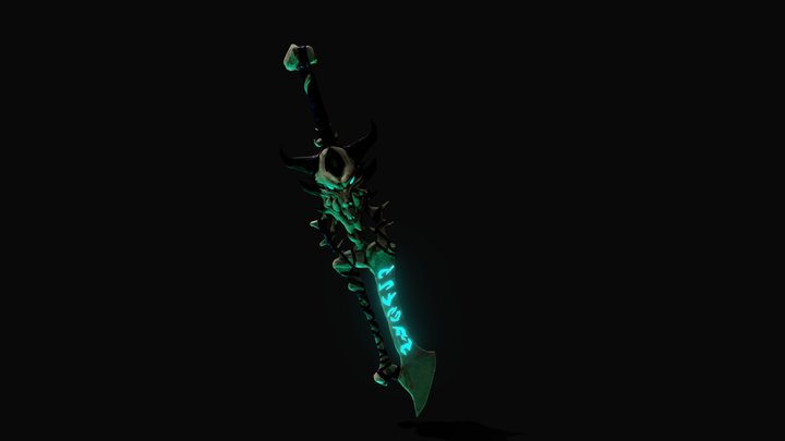 Deathknight Runeblade 3D Model