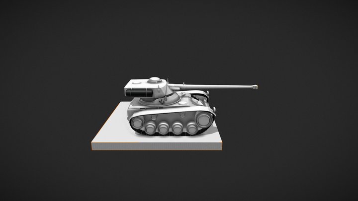 Amx-13 : Cartoon Semi-Realistic. 3D Model