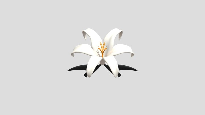 vanilla flower 3D Model