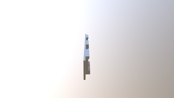 Hallway First Pass 3D Model
