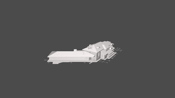 короткая со скошенным углом 3D Model