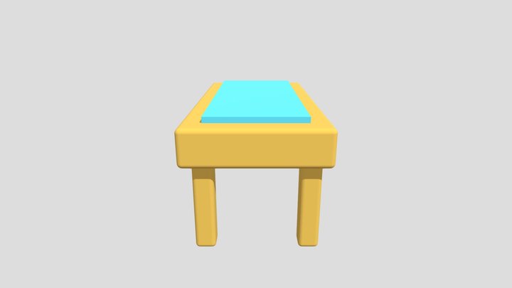 Desk 3D Model