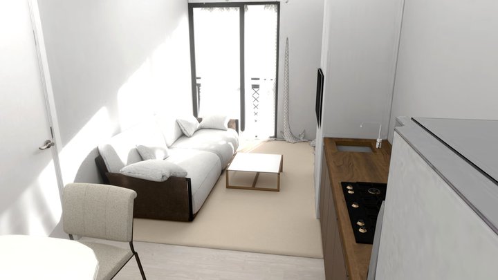 Apartment 2-6 3D Model