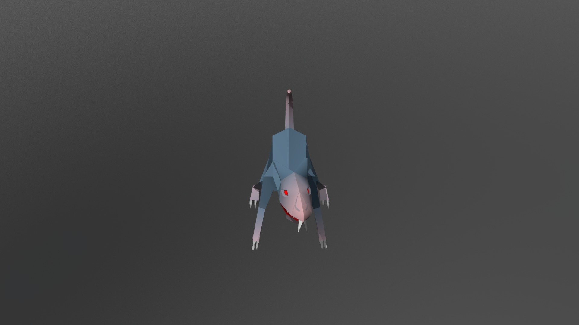 Low Poly Rat Animation Idle