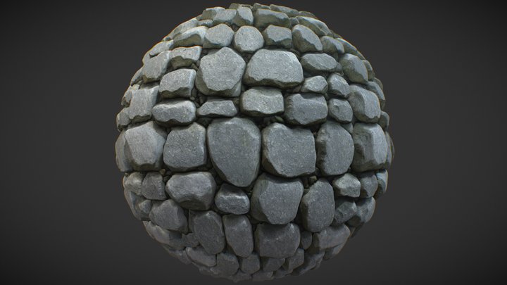 Seamless Rustic Stone Wall & Floor Texture 057