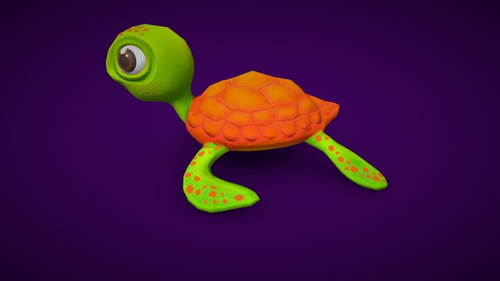 Turtile_Low 3D Model