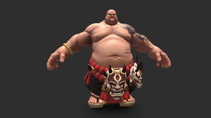Oni Slayer 3D Model