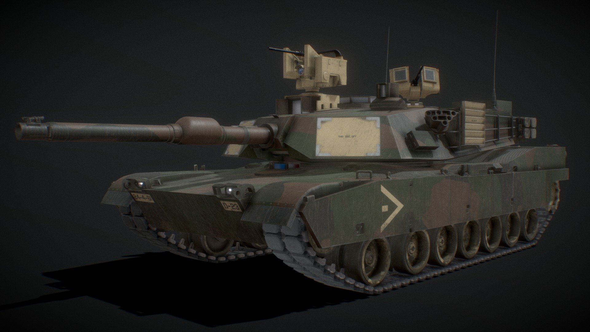 M1A2 Abrams - Download Free 3D model by Tejas V. (@tejasv_) [c858461 ...