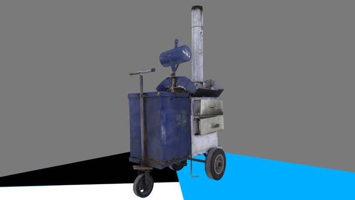 Carrito de Camotes. 3D Model