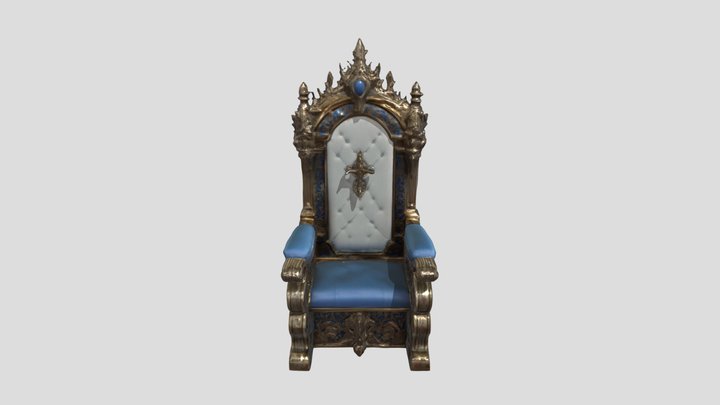 Majestic Throne Room 3D Model