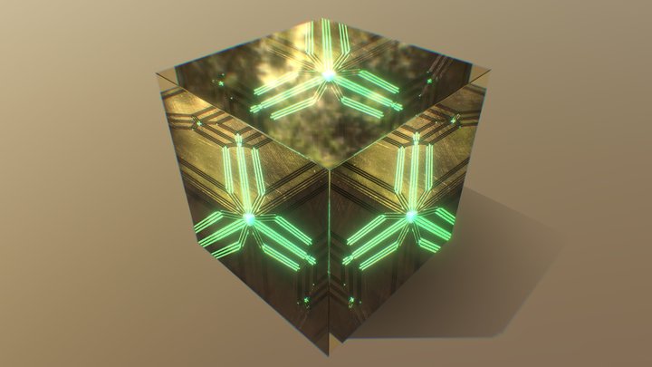 Cyber Cube 3D Model