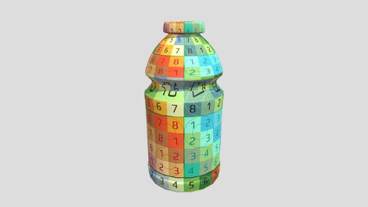 Gatorade Textured 3D Model