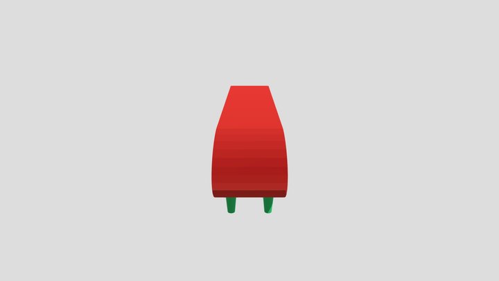 Retro Tv Cabinet 3d By Tis_good_the_1st 3D Model