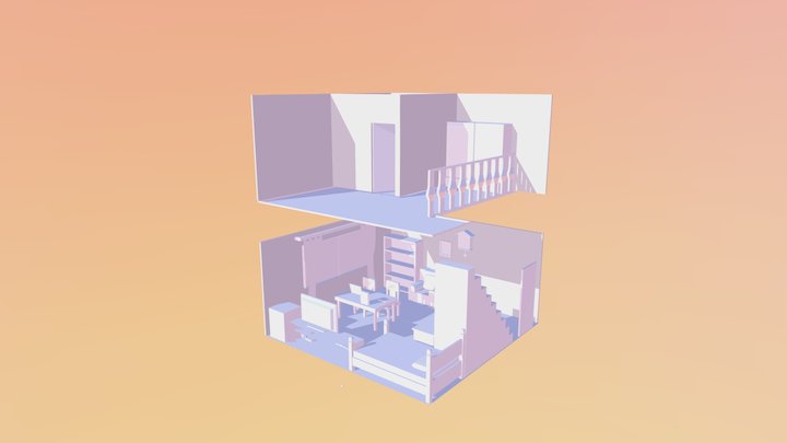 小房間 3D Model