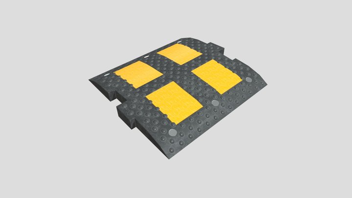Speedbump v2 Лежачий Полицейский 3D Model