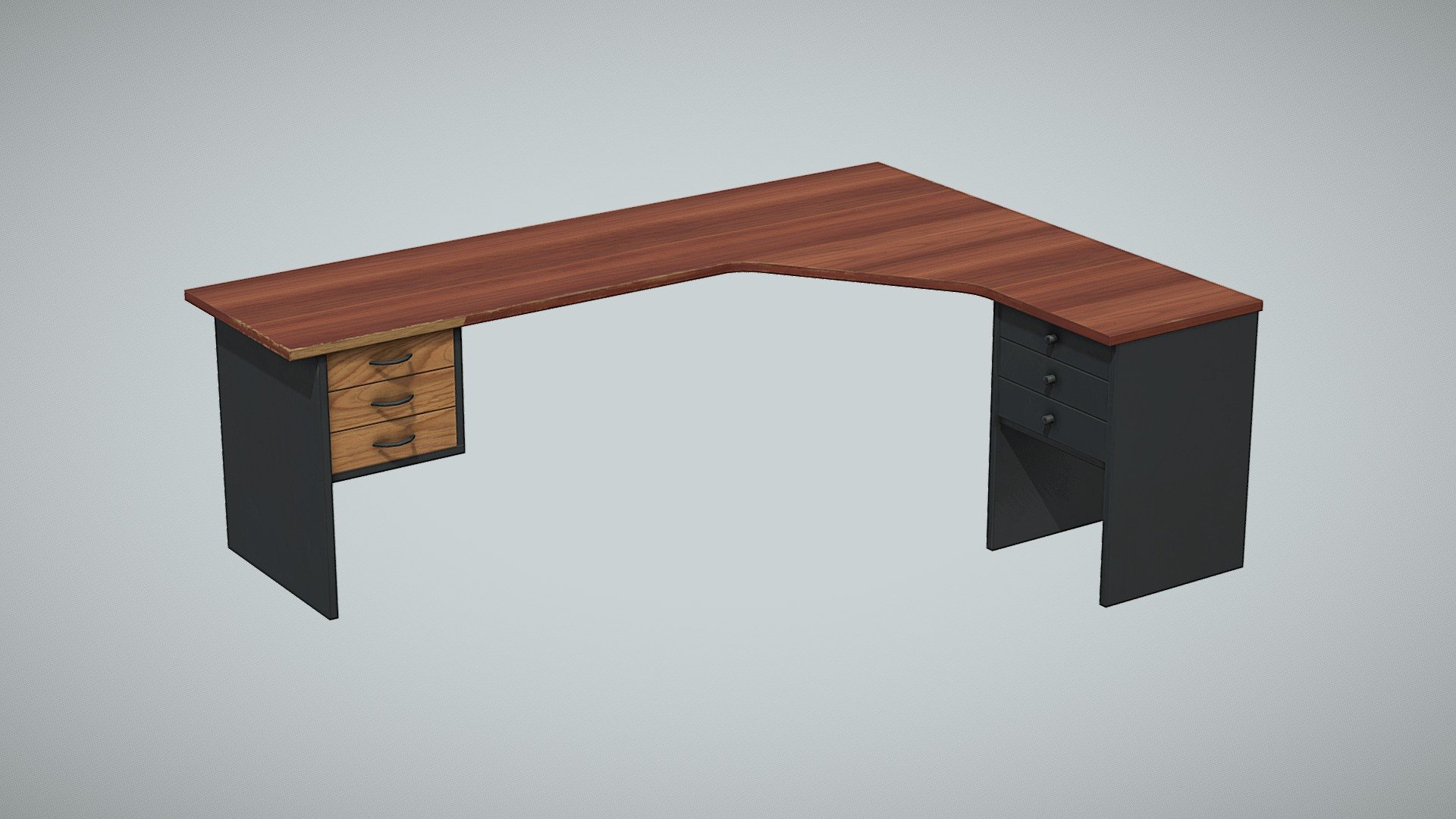 Shelf Desk 01 - Buy Royalty Free 3D model by Outlier Spa (@outlier_spa ...