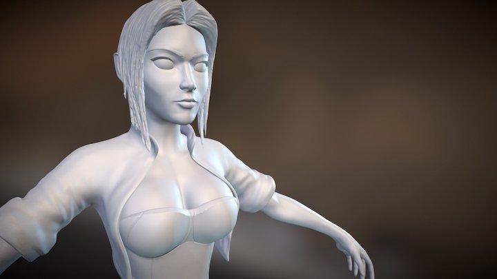 Lea (Character WIP) 3D Model