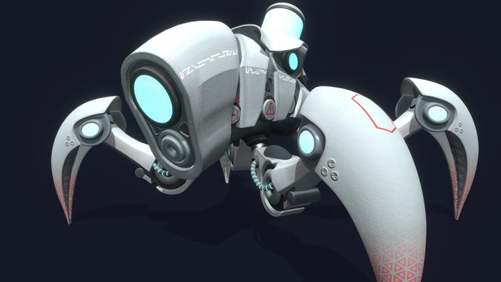 Spider robot 3D Model
