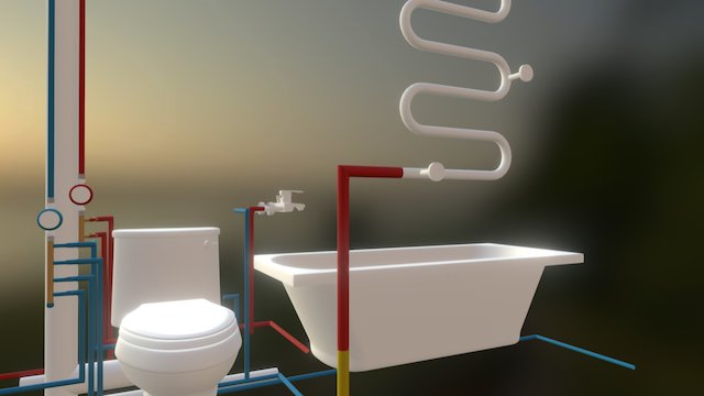 Yana plumbing 3D Model