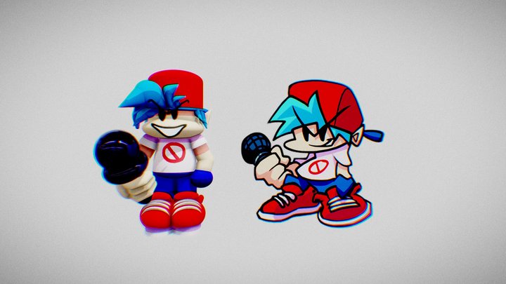 My Boyfriend FNF Model 3D Model