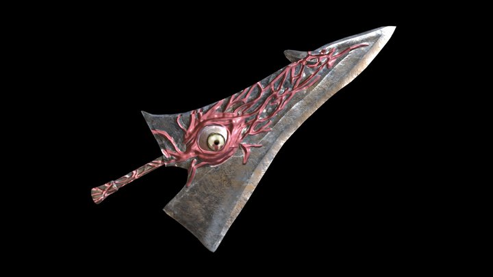 Soul Edge 3D Game Ready Weapon Asset 3D Model