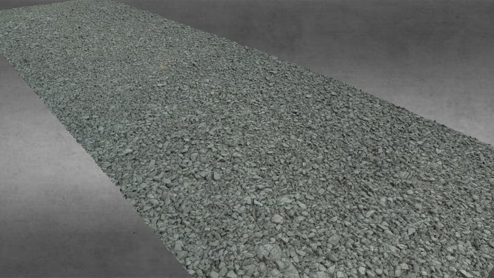 Ballast gravel 3D Model