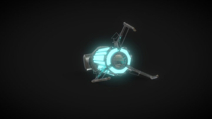 Gravity Gun 3D Model
