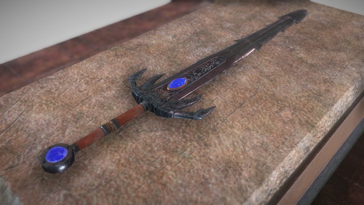 Urizel on table 3D Model