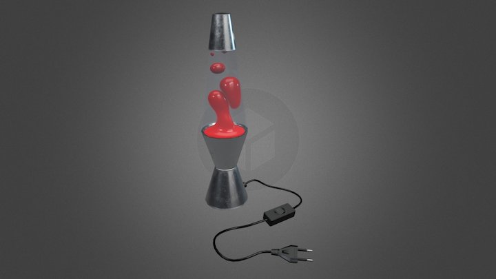 Lava Lamp 3D Model