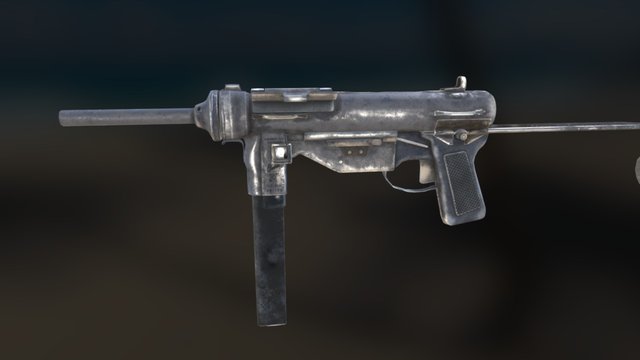 M3 Grease Gun - WiP 3D Model